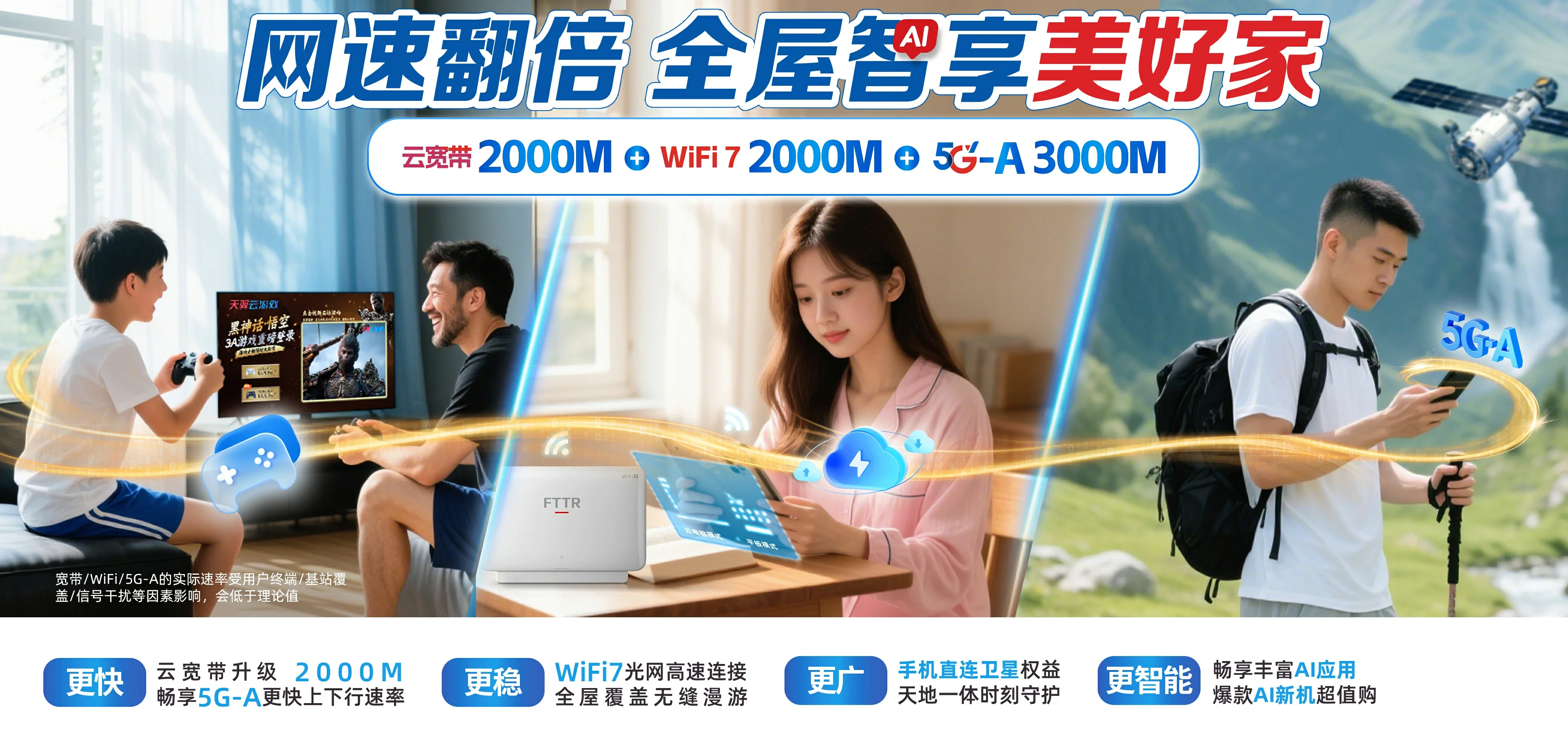 中国电信 汶上县电信宽带 宽带套餐